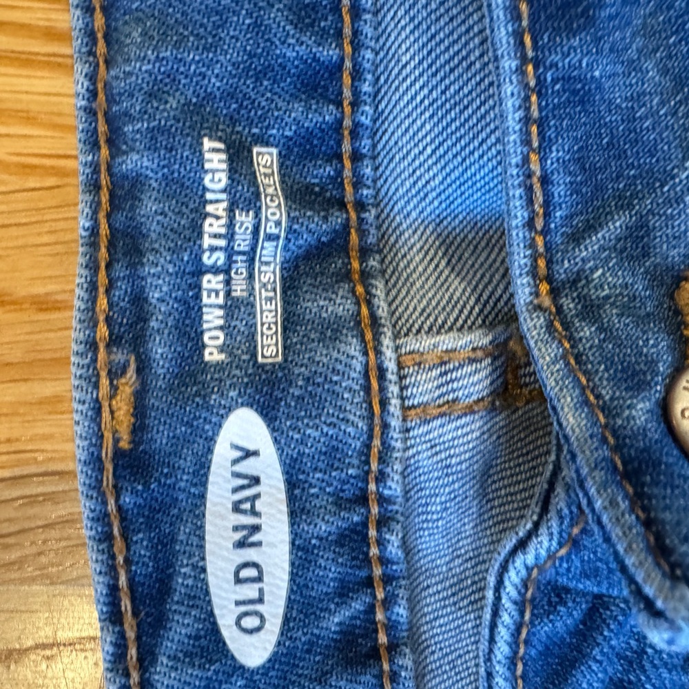 Old Navy Power Straight High Rise Jeans